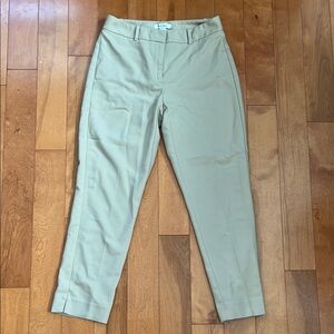 White House Black Market Tan Cropped Pants